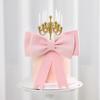 Party Supplies Cake Decoration Baking Decorations Birthday Cake Plate Cute Bow Cake Topper