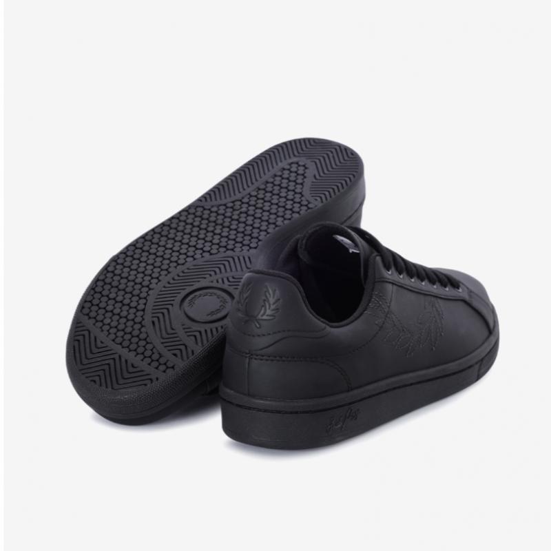 Fred Perry Мужские Кроссовки S B721 Кожаные Вышитые Большемерки