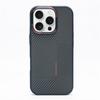 Роскошный чехол для телефона с текстурой углеродного волокна для IPhone 17 16 15 14 Pro Max, магнитная беспроводная зарядка, защитная крышка из сплава для объектива камеры