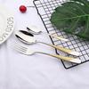 Gold Tableware Cutlery Set 304 Stainless Steel Flatware Kitchen Dinner Fork Spoon Knife Western Dinnerware Set Home Party