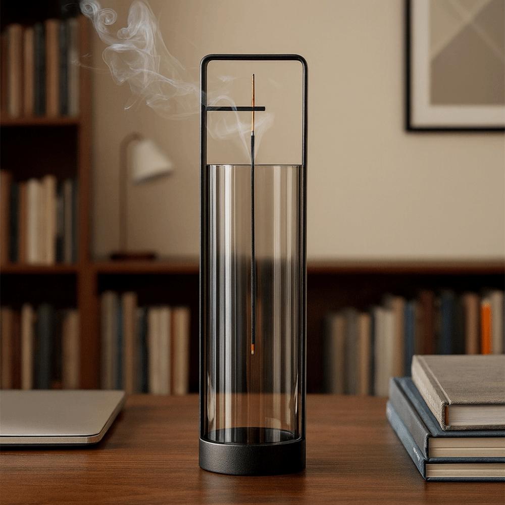 with Glass Backflow Incense Burner Creative Incense Stick Holder  Room Decor