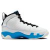Air Jordan 9 Retro GS Powder Blue 2024 Детские кроссовки Белый Summit-White Черный FV0143-101