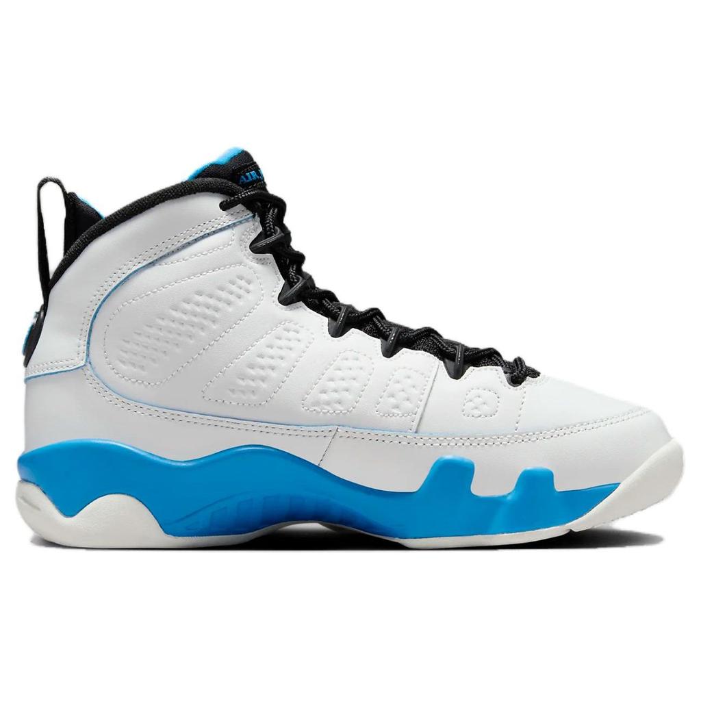 Air Jordan 9 Retro GS Powder Blue 2024 Детские кроссовки Белый Summit-White Черный FV0143-101