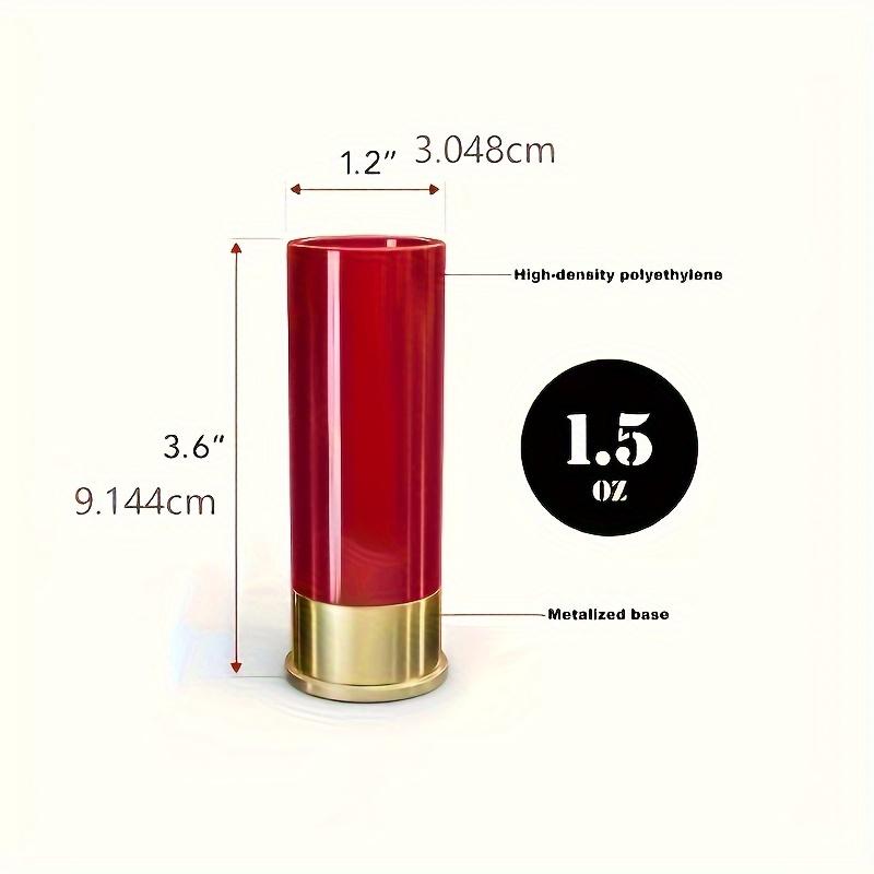 4pcs/lot Shot Glass 12GA Bullet Glass, Liquor Glass, Tongue Wine Glass, 12 Gauge Cup