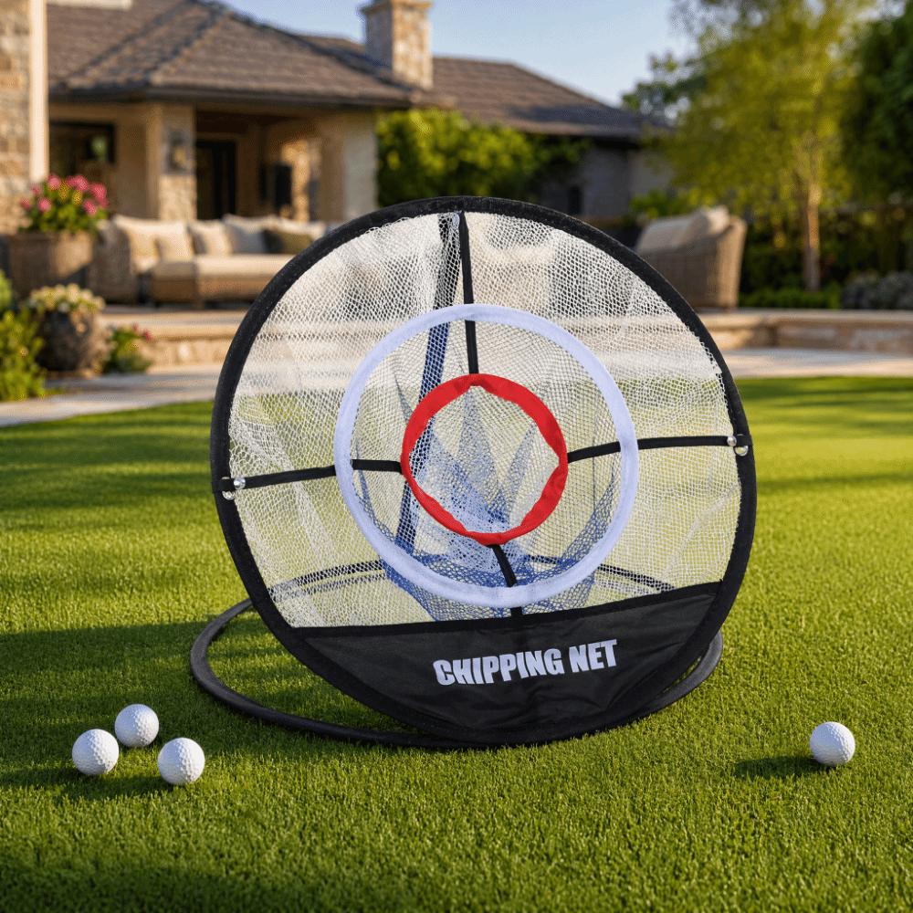 2pcs Foldable Golf Chipping Net Nylon Golf Net Compact Golf Practice Net Swing Accuracy