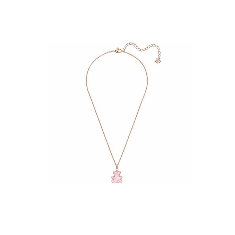 Swarovski Teddy Teddy Bear Crystal Pendant Imitation Crystal Necklace Women's 5409512