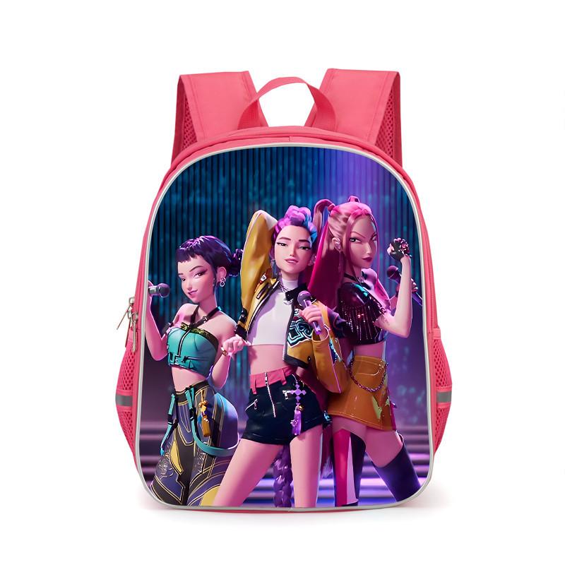 KPop Охотники на демонов Детский рюкзак большой емкости со множеством отделений Школьные сумки для учеников Девочек Мальчиков Мультяшный рюкзак для книг Дорожный рюкзак