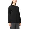 Emporio Armani Свободная толстовка с круглым вырезом и длинным рукавом Женские топы Черный 6R2M7J-2JXGZ-0999