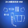 For -2024 Volvo V60 V90 Gear Panel Navigation Central Control Car Film Interior Accessories TPU Transparent Protector Film