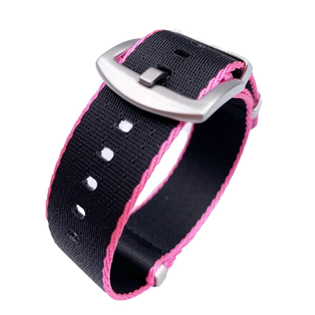 Ремешок для часов 18–24 мм, универсальный нейлоновый мужской и женский холст, прочный браслет на запястье, аксессуары