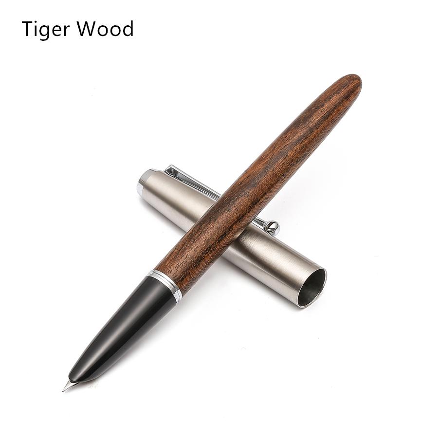 Jinhao 51A обновленная авторучка с деревянным корпусом, тонкий наконечник для письма, школа финансовой звукозаписи A6994