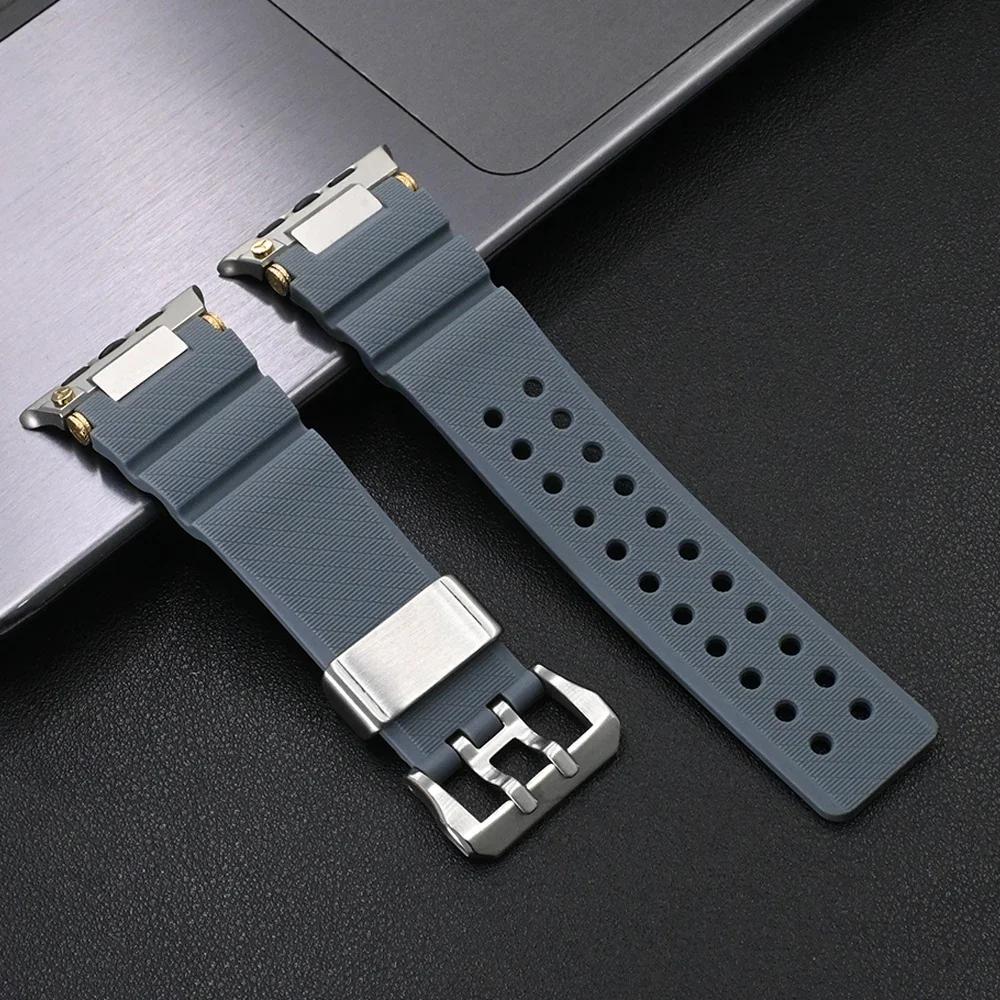 Силиконовый ремешок для часов Apple Watch Ultra 2 Ремешок 49 мм Спортивный браслет для Iwatch 10 46 мм 9 8 7 6 Se 5 44 мм 45 мм Ремешок на запястье