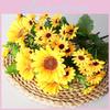 Sunflowers Single Bouquet Artificial Flower For Wedding And Decoration Home