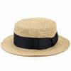 Boater Hat Raffia Straw Hat Boater Hat SOX Type Natural XL Beige Men's Women's Spring/Summer (Approx. 61cm)