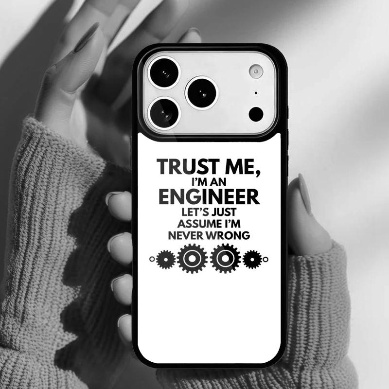 Я Инженер Я Хорош в Математике мягкий Чехол для Телефона для iPhone 17 16 15 14 13 Pro Max Задняя Крышка для 12 11 Pro Coque
