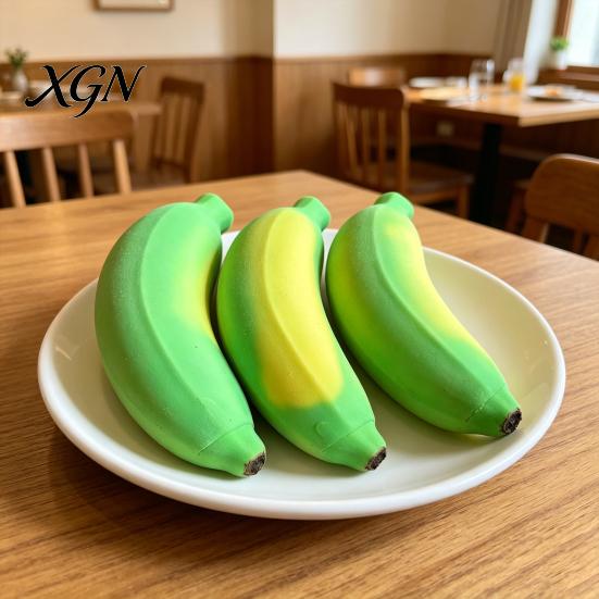 Soft Banana Toy Color Changing Squeeze Stretchy Simulation Fidget Decompression Simulated Fruit Sensory