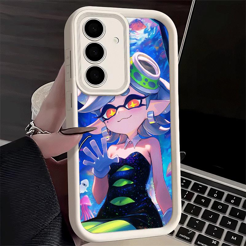 Чехол для телефона для Samsung Galaxy A17 A16 A15 A14 A13 Игра S-Splatoons A56 A36 A26 A55 A35 A25 A54 A34 A24 A53 A33 A23 A07 A06