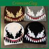 Venom Fashion Knit Cap Casual Streetwear With Acrylic Material For Autumn Winter Warmth