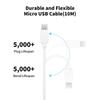 Кабель-удлинитель Micro USB 3~13 м для камеры безопасности Xiaomi MI 360 ° Home Safety Camera 2K Pro, MI 360 °  (1080P)  кабель для зарядки камеры видеонаблюдения