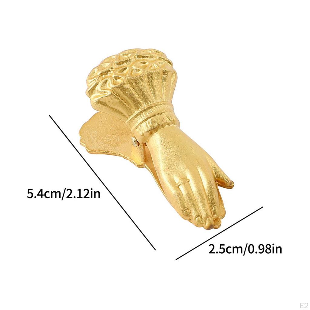 Скрепка для бумаги в форме руки Металлический многофункциональный изящный держатель для страниц в подарок на день рождения