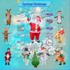 Inflatable Christmas Costume: Santa Claus Riding Reindeer Suit