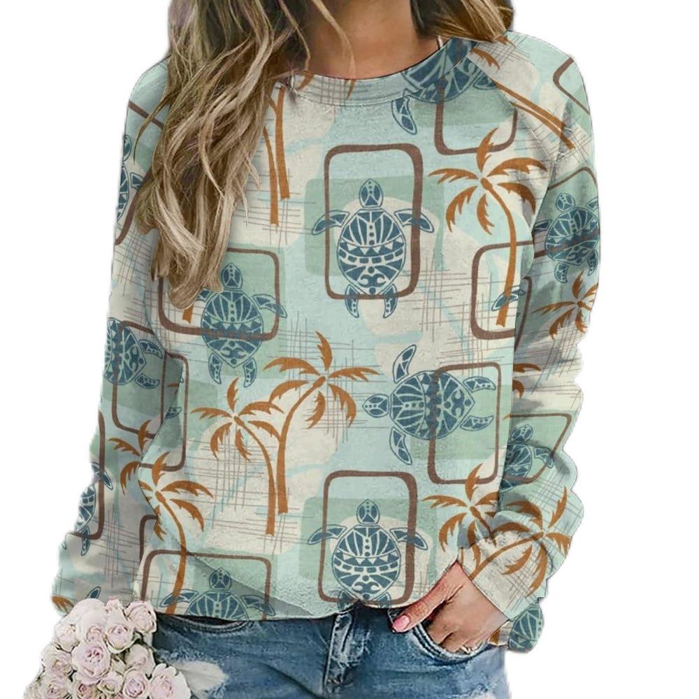 Толстовки с изображением черепахи, черепа и розы, 3D-принт, толстовки с капюшоном, женские, с круглым вырезом и длинным рукавом, толстовки Y2k, свободные пуловеры, топы, женская одежда