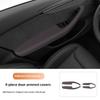 2026 for Tesla Juniper Model 3/Y Highland Rear Air Vent Cover Center Console Leather Armrest Box Anti-Scratch Car Accessories