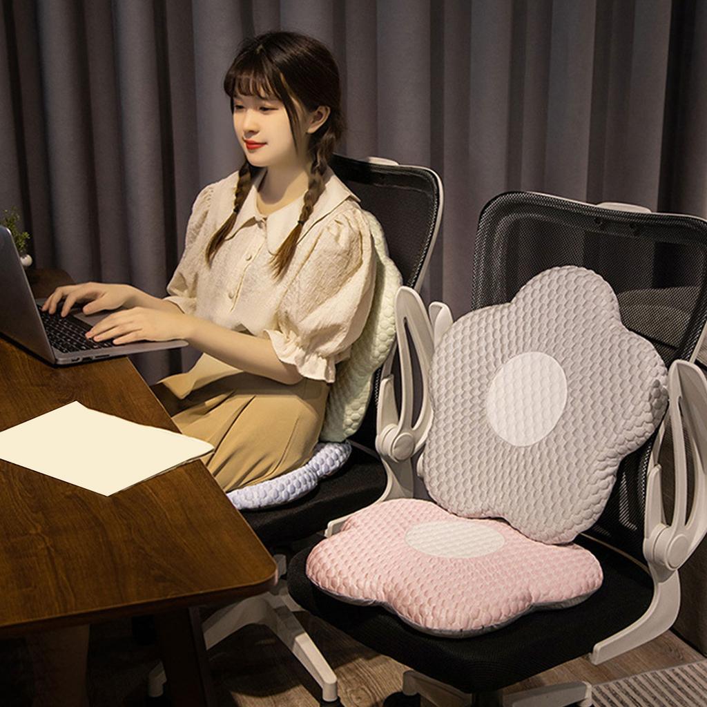 Floor Pillow Soft Flower Shape Tatami Cushion Memory Foam Soft For Children's Bedroom And Living Room Couch 45X45x4cm