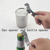 Ручной консервный нож, брелок, карманный открывалка для пивных бутылок, нержавеющая кухонная утварь для кемпинга и пешего туризма