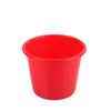 Толстые красные 2-литровые пластиковые ведра для хранения
