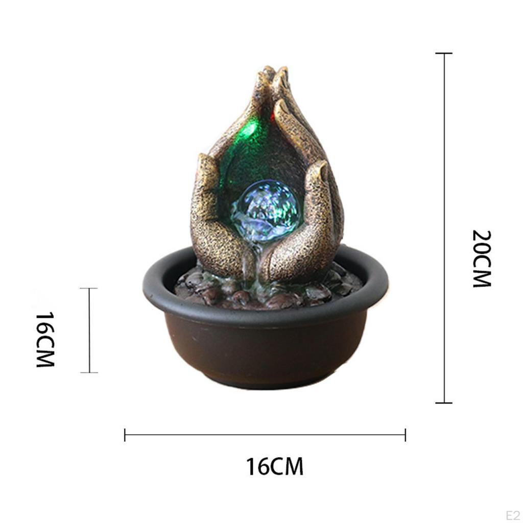 Настольный фонтан по фэн-шуй, адаптер ЕС 220 В, стильный для декора спальни