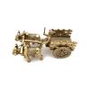 7.5 Inches Brass Bullock Cart Showpiece, Showpiece for Home, Home Decor Items, Aesthetic Room Decor, Corner Shelf Showpieces, Standard, Pack of 1