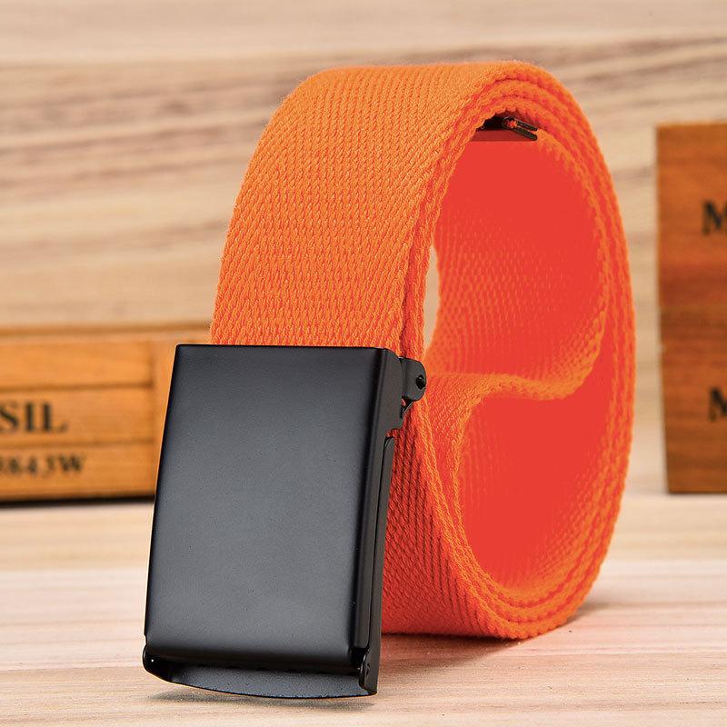 Ремень унисекс из холста, повседневные тканые джинсы с комбинезоном, ремень в стиле милитари из холста