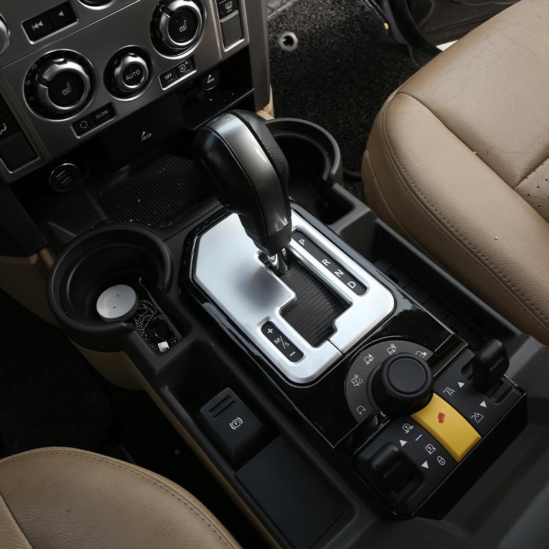 Стайлинг автомобиля, крышка панели переключения передач на центральной консоли, рамка, для Land Rover Discovery 3 LR3 04-09, Discovery 4 LR4 10-12