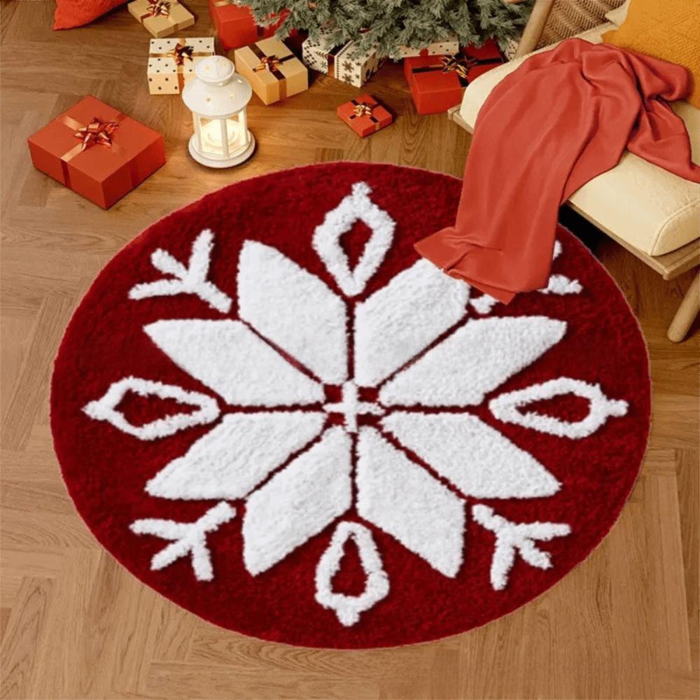 Absorbent Christmas Door Mat Santa Claus Design Doormat Door Carpet Christmas Season
