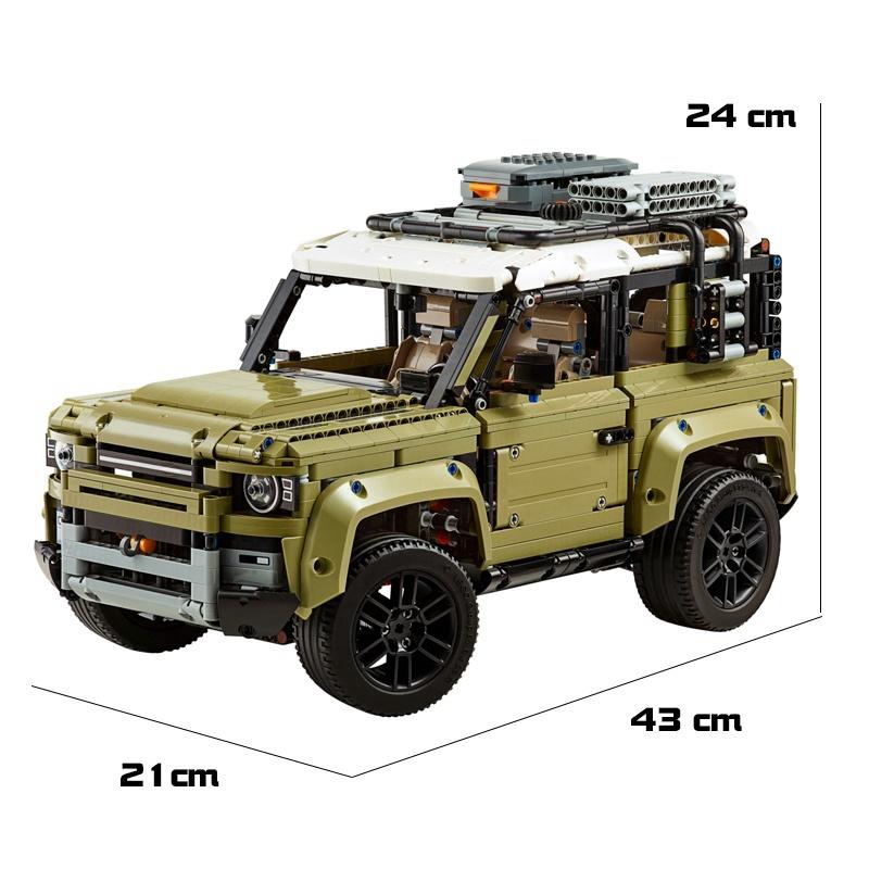 2573PCS Technical Land Off-road Defender Sports Car Building Blocks 42110 Set Model Vehicle Toys Bricks для мальчиков, подарки для взрослых