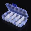 10 Girds Transparent Electronic Components Assortment Case Beads Storage Box