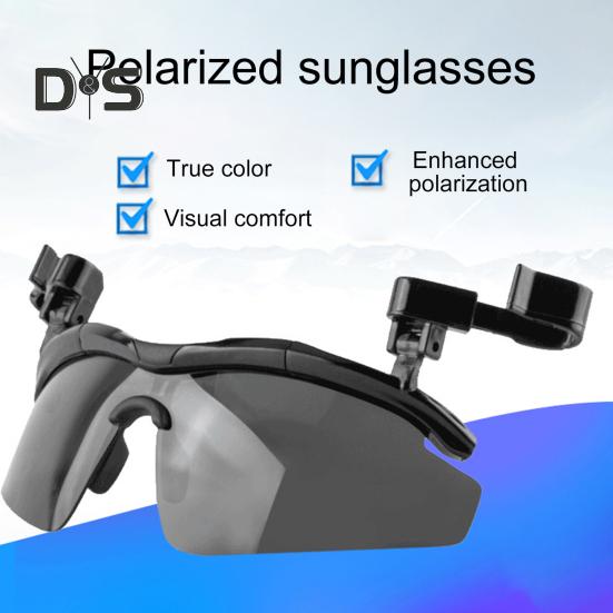 Солнцезащитные очки с поляризацией, регулируемые, с откидной крышкой, с защитой от ультрафиолета, для мужчин и женщин, для активного отдыха, походов, гольфа, рыбалки, езды на велосипеде, вождения, путешествий, шляпы, зажим
