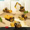 Hands Craft DIY 3D Wooden Puzzle Engineering Vehicle Model Puzzle Toys Creative Educational Toys Gifts For Kids Boys Girls