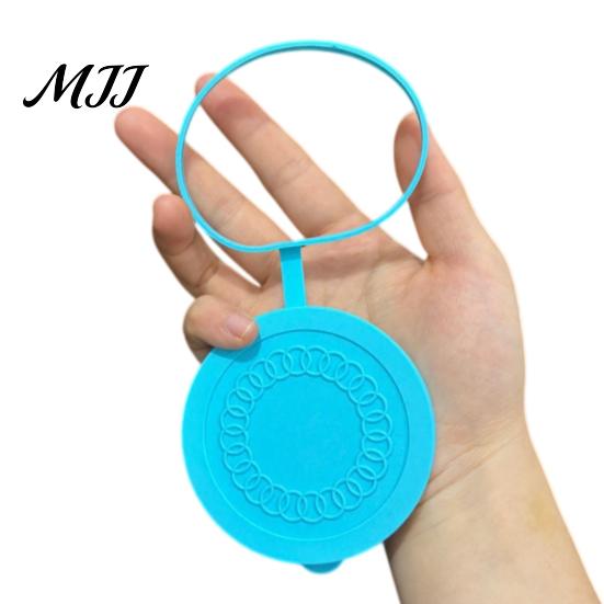 Universal Bottle Cover Silicone Yogurt Jar Lid, Reusable Leakproof Sealing Lid for Food Storage Glass Jar, Milk Bottle, Dishwasher Safe