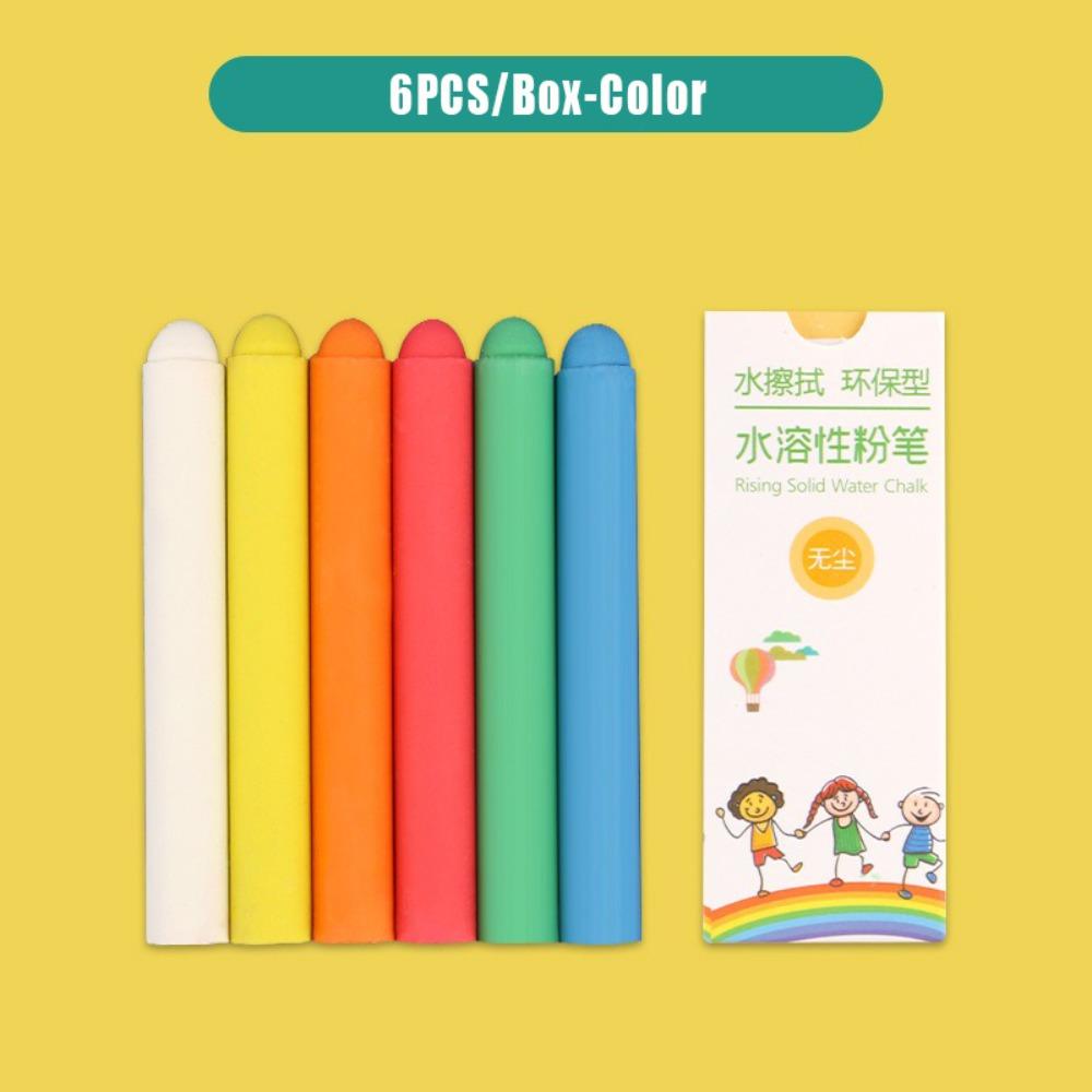 Цветной мел без пыли, не пачкающий руки, инструмент для письма на доске, для студентов, учителей