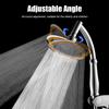 Large Round Big Rainfall Sprayer 6 Inch Adjustable Dual Use Hand Held/Top Shower Head 360 Degree High Pressure Bathroom Accessories