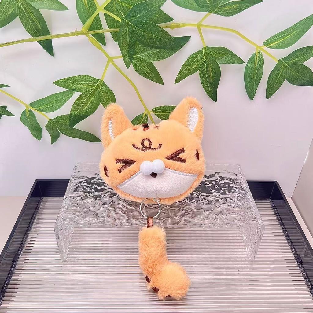 Cute And Colorful Plush Cat Pendant Lovable Cat Plush Keychain Perfect For Gifts