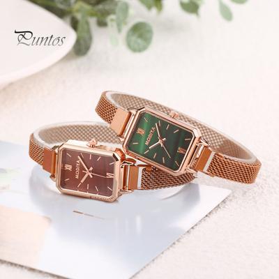 Женские часы с продолговатым циферблатом, кварцевый механизм, изысканный указатель, высокая точность, украшение без задержки, легкие женские наручные часы