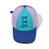Breathable Baseball Cap Colorful Embroidered Letters Sunscreen Cap Camping Hat  Spring Summer