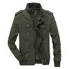 Men's Autumn Jacket Jacket Washed Cotton Military Thin Jacket Jacket Large Size