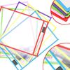 Durable Reusable Erasable Stationery Drawing Board File Pocket Dry Wipe Bag Teaching Supplies