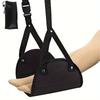 1pc Foot Hammock - Portable & Comfortable, Adjustable Straps with Durable Metal Buckles, Compact Design for Office, Airplane & High-Speed Rail Use