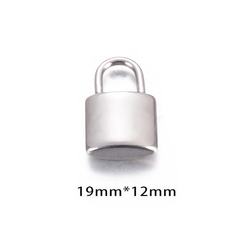 Wholsale 10pcs/lot Stainless Steel Lock Charm Fit Necklace Bracelet Padlock DIY Charm Pendant Jewelry Making