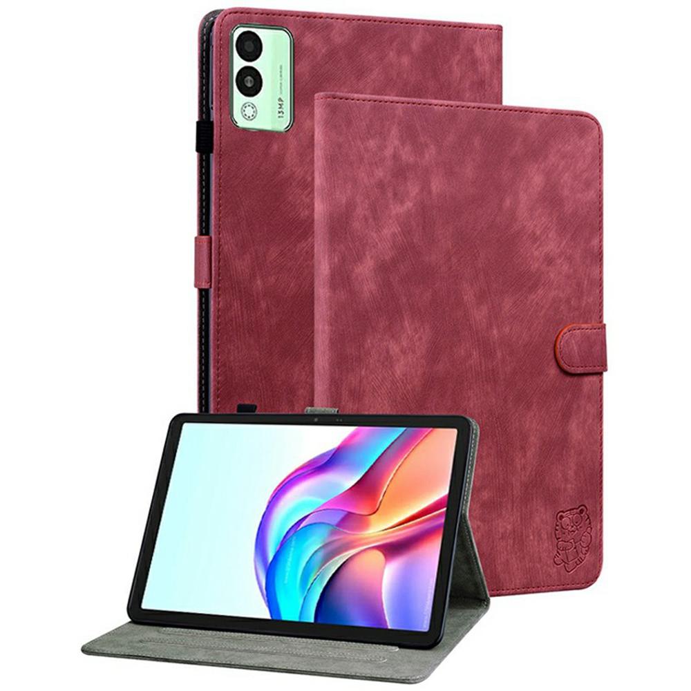 Чехол для планшета TECNO Megapad 11 из искусственной кожи с тигровым принтом и защитой от царапин